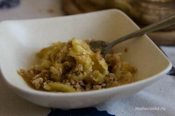 Яблочный крамбл