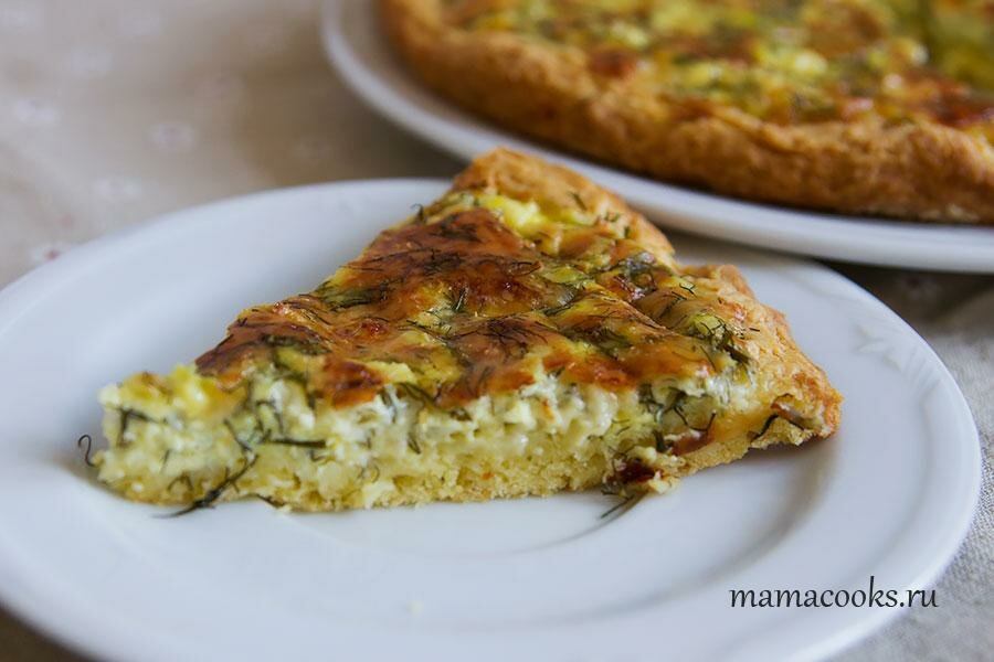 Творожно-сырный пирог