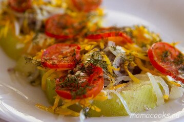 Кабачки с фаршем