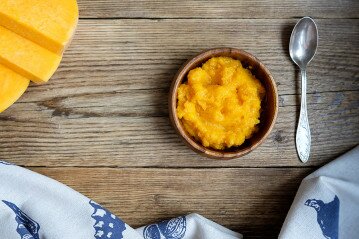 Что приготовить детям? Тыквенное пюре для первого прикорма малышей.