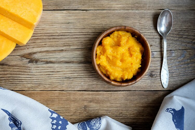 Что приготовить детям? Тыквенное пюре для первого прикорма малышей.