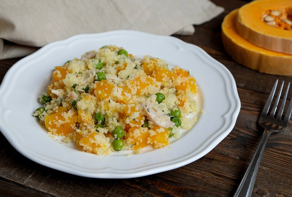 рецепт кускуса с курицей и овощами