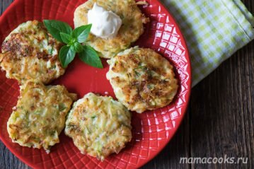 Кабачковые оладьи