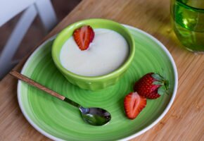 Кукурузная каша на молоке