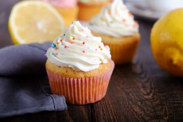 Лимонные капкейки рецепт