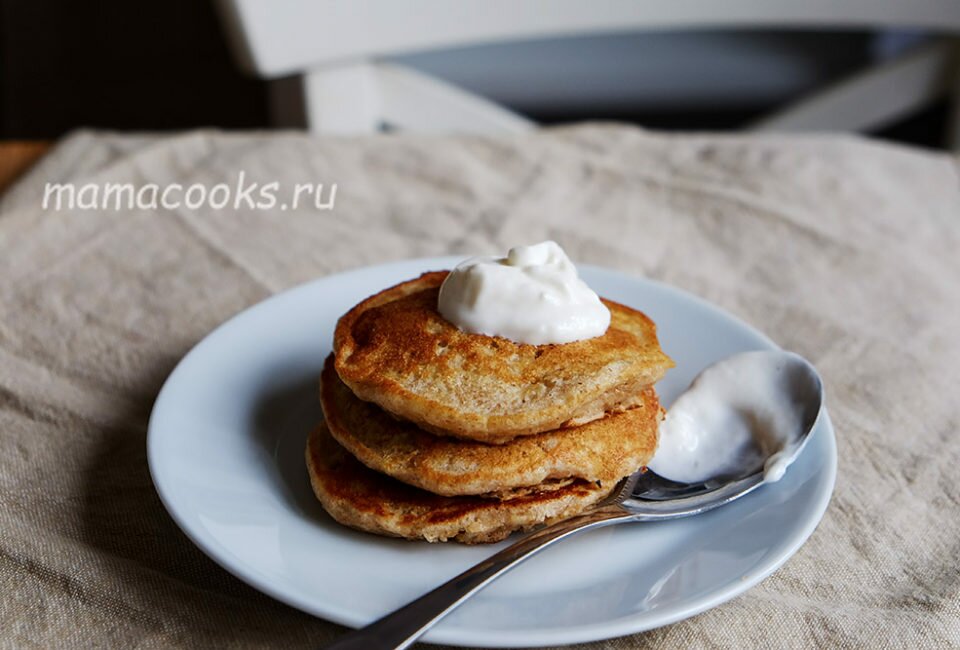 Оладьи из цельнозерновой муки