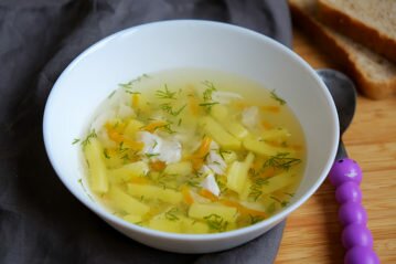 Рыбный суп для детей