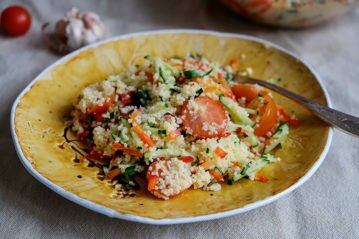 салат с кускусом